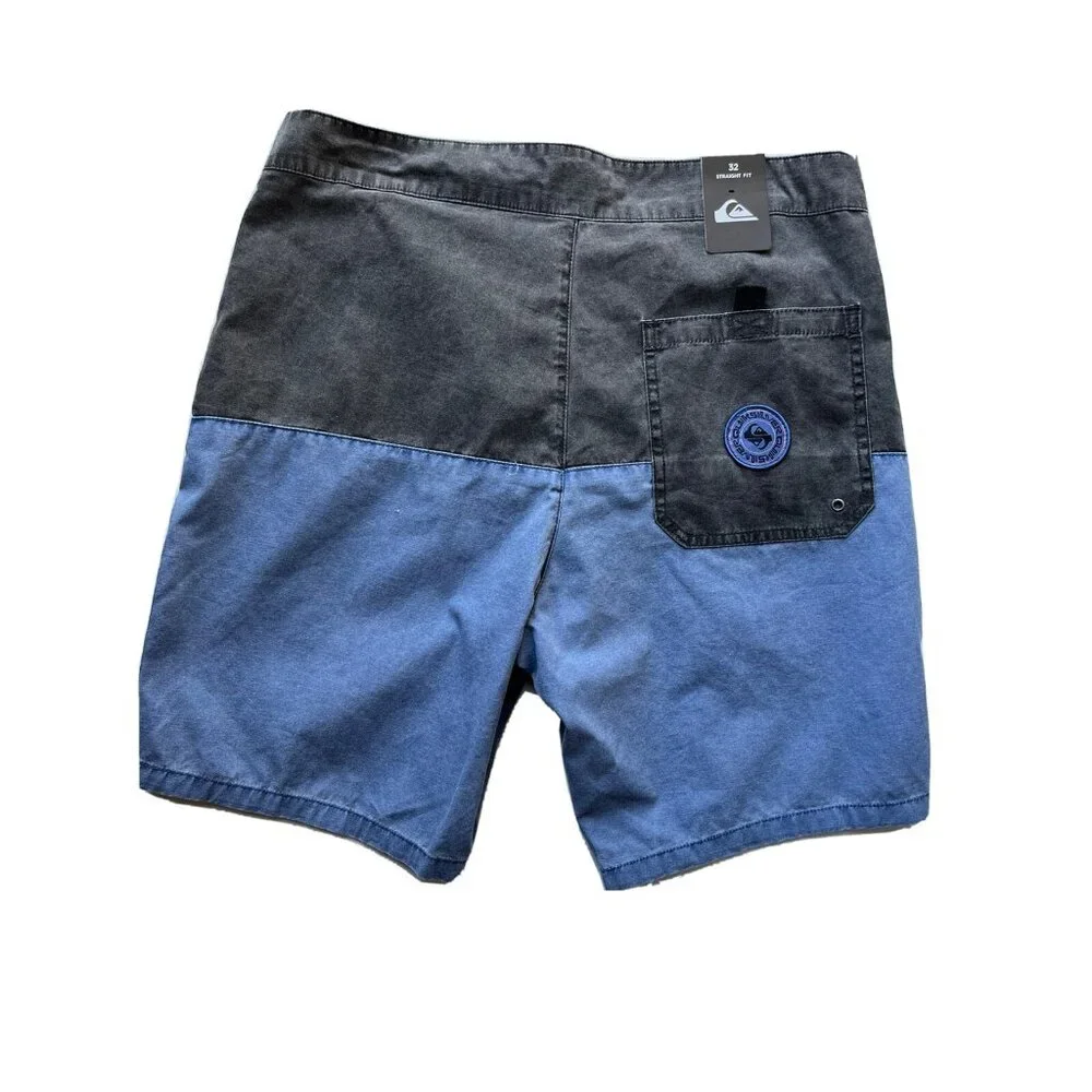 Quiksilver Originals Barby Point Walk Shorts 32 Straight Fit Cotton Poplin - Picture 3 of 12